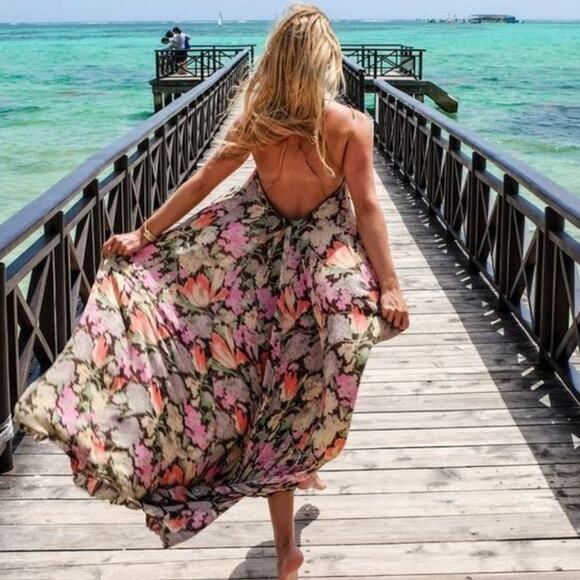 Free People FP ONE Step Into The Jungle Maxi Dress - Picture 10 of 10